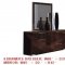 Cherry High Gloss Bedroom Set w/Oversized Headboard Cindi Bed