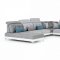 Jive Sectional Sofa in Grey Fabric by VIG