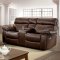 Kia Motion Sofa CM6592 in Brown Leatherette w/Options