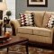 81001 Sofa in Taupe Chenille Fabric w/Options