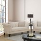 Clarabelle Sofa CM6777 in Beige Linen-Like Fabric w/Options