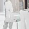 D2110DT Dining Set 5Pc in White by Global w/D1528DC Chairs