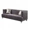 Hegio Sofa 55265 in Gray Velvet by Acme w/Options