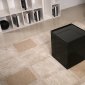 Black High Gloss Finish Modern End Table w/Mini Bar