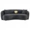 Brookside Sofa 504844 in Dark Gray Velvet by Coaster w/Options