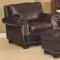 Briscoe 504701 Sofa in Tobacco Leather by Coaster w/Options