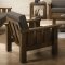 Laura Sofa CM6471 in Antique Oak & Rustic Brown w/Options