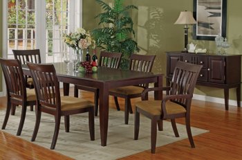 Dark Cherry Finish Casual Dining Room w/Options [PXDS-F2089]