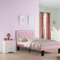 F9375T 4Pc Youth Bedroom Set in Light Pink by Poundex w/Options