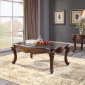 Miyeon Coffee Table 85365 in Marble & Cherry by Acme w/Options