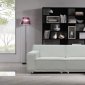 Parker Modular Sectional Sofa in White Faux Leather by Whiteline