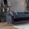 Montana Yakut Navy Sofa Bed in Fabric by Bellona w/Options