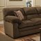 3683 Sofa & Loveseat Set in Chestnut Fabric by Simmons w/Options