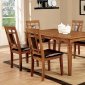 Freeman I CM3502T 7Pc Dining Set in Light Oak