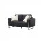 U8037 Sofa in Black Fabric by Global w/Options