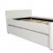 Duette Bed w/Trundle in White Leatherette by Casabianca