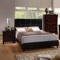 20150 Ridge Black Bicast Bed w/Optional Casegoods By Acme