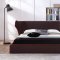 Chanelle Bed in Brown Fabric by J&M w/Options