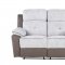 U5050 Motion Sofa & Loveseat Set in Light & Dark Gray by Global