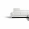 Augusto Large Sectional Sofa in White Leather by Whiteline