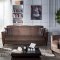 Aspen Yuky Brown Sofa Bed in Fabric by Sunset w/Options