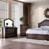 Amadora Bedroom CM7533 in Walnut w/Options