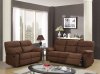 U1726 Motion Sofa in Mocha Fabric by Global w/Options