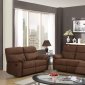 U1726 Motion Sofa in Mocha Fabric by Global w/Options