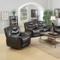 Brandy Reclining Sofa in Brown w/Optional Items