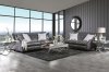 Massimo Sofa SM2252 in Shined Black Fabric w/Options