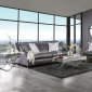 Massimo Sofa SM2252 in Shined Black Fabric w/Options