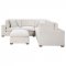 Lakeview Sectional Sofa 551461 in Ivory by Coaster w/Options