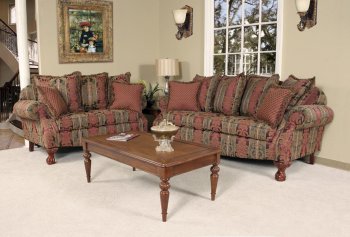 187-21700 Paris Merlot Sofa in Fabric by Chelsea Home Furniture [CHFS-AC-187-21700 Paris Merlot]