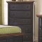 Mabel 203151 5Pc Bedroom Set in Black/Brown by Coaster w/Options