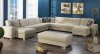 Kobe Santa Glory Cream Modular Sectional Sofa in PU by Istikbal