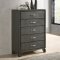 Noma 5Pc Bedroom Set 215901 in Caviar by Coaster w/Options