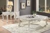 Erigeron Coffee Table 83060 in Antique Pearl & Marble by Acme