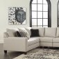 Hallenberg Sectional Sofa 41501 in Fog Fabric by Ashley