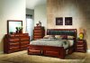 G8850C Bedroom in Cherry by Glory Furniture w/Options