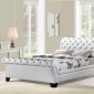 Kate Bed in White Faux Leather by Modway