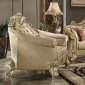 Vendome II Chair 53122 in Bone Leatherette by Acme w/Options