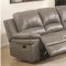 Chloris 52455 Motion Sofa in Gray by Acme w/Options