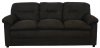 6300 Lisa Sofa & Loveseat Set in Bulldozer Black by Chelsea