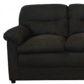 6300 Lisa Sofa & Loveseat Set in Bulldozer Black by Chelsea