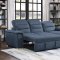 Alfio Sectional Sofa Sleeper Bed 9808BUE in Blue by Homelegance