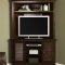 Amaretto Finish Stylish Corner Entertainment Unit