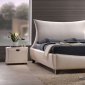 Galton Pearl PU Upholstered Bed by Acme w/Optional Nightstands