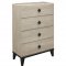 Whiting Kids Bedroom Set 4Pc 1524 in Natural & Gray -Homelegance