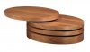 Elsy Motion Coffee Table in Walnut by Whiteline Imports