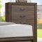 Cyrille Bedroom Set 5Pc 25850 in Walnut by Acme w/Options